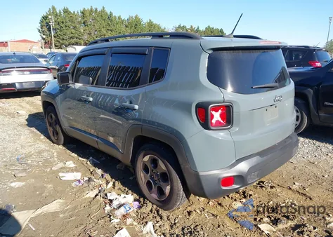 2017 Jeep Renegade Sport Fwd из США, поврежденный, VIN ZACCJAABXHPF62106